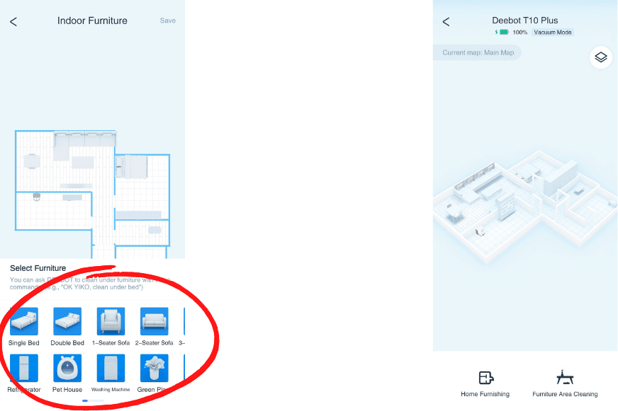application ecovacs home changer plan